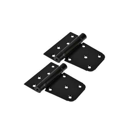 Nuvo Iron Black Self Closing Tee Hinges TH4SCBLK